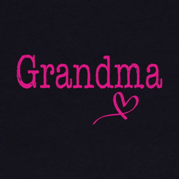 Grandma heart love grandma gift by Oska Like